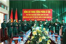 Lãnh đạo Bộ Tổng Tham mưu chúc tết tại Trung đoàn 246